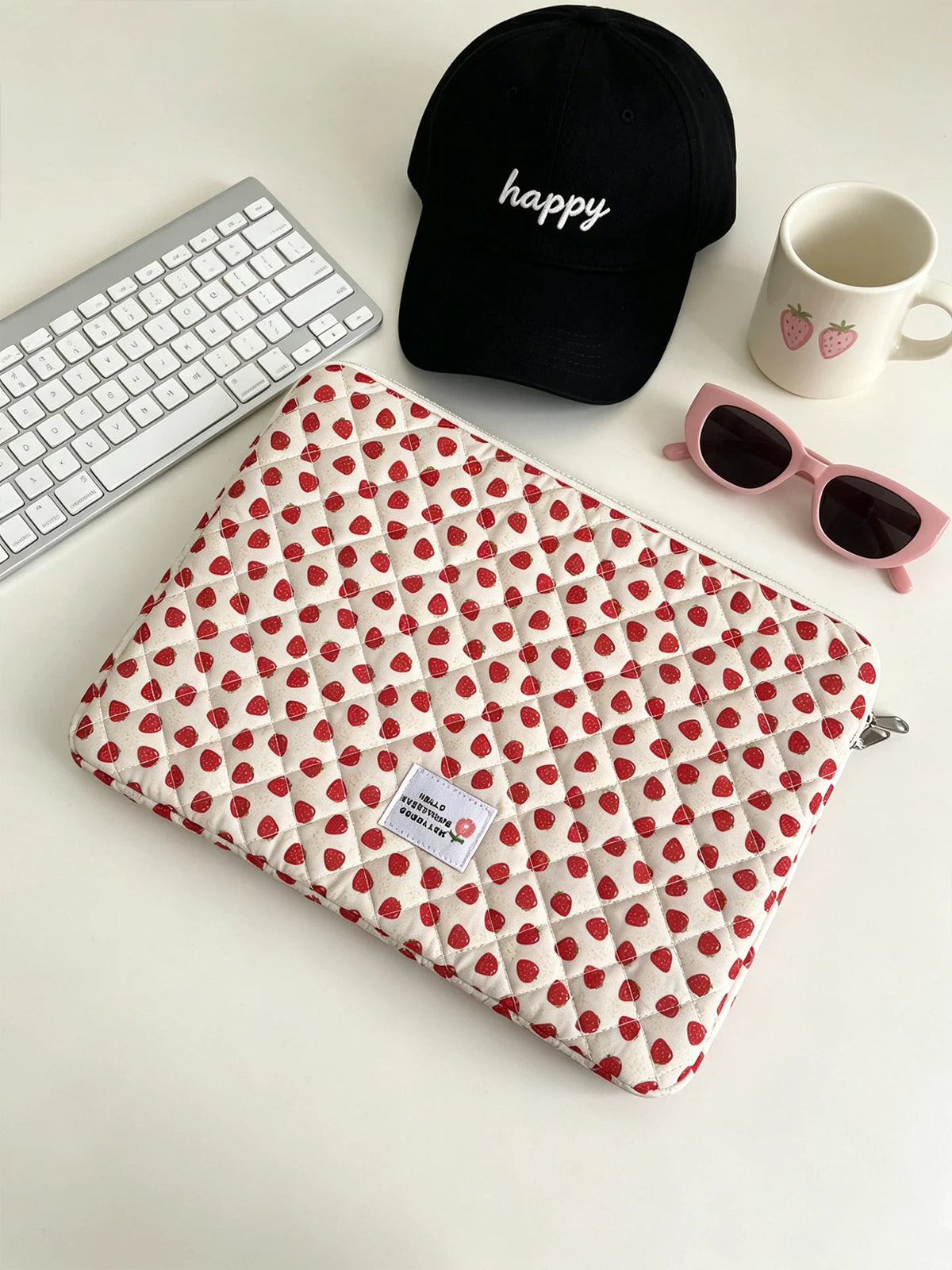 En cours ou au bureau, une housse ordinateur gaie