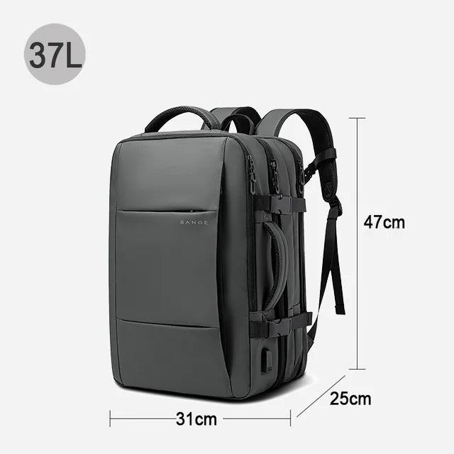 Des sangles qui resserrent le sac à moitié vide