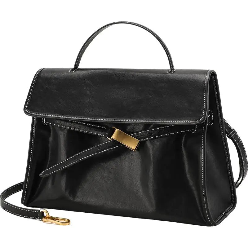 Sac à dos ordinateur femme convertible en simili cuir noir