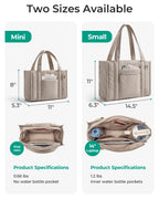 Sac ordinateur femme matelassé, bandoulière amovible et poche gourde