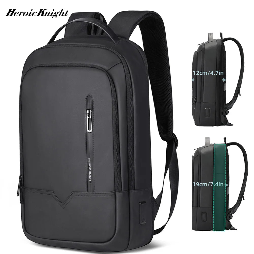 Sac à dos ordinateur 15,6 pouces fin et extensible, port USB
