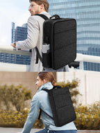 Sac à dos ordinateur 14 pouces extra-plat, port USB et déperlant