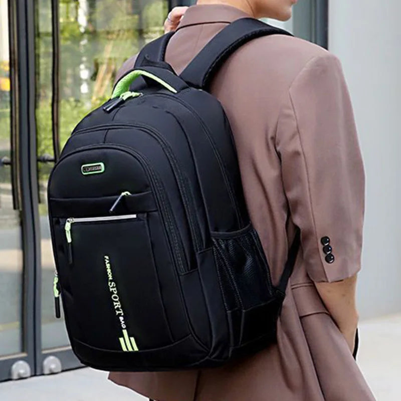Sac à dos ordinateur 5 compartiments, liseré réfléchissant