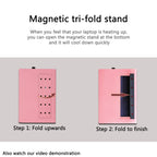 Housse ordinateur 14 pouces avec support magnétique et porte-stylet