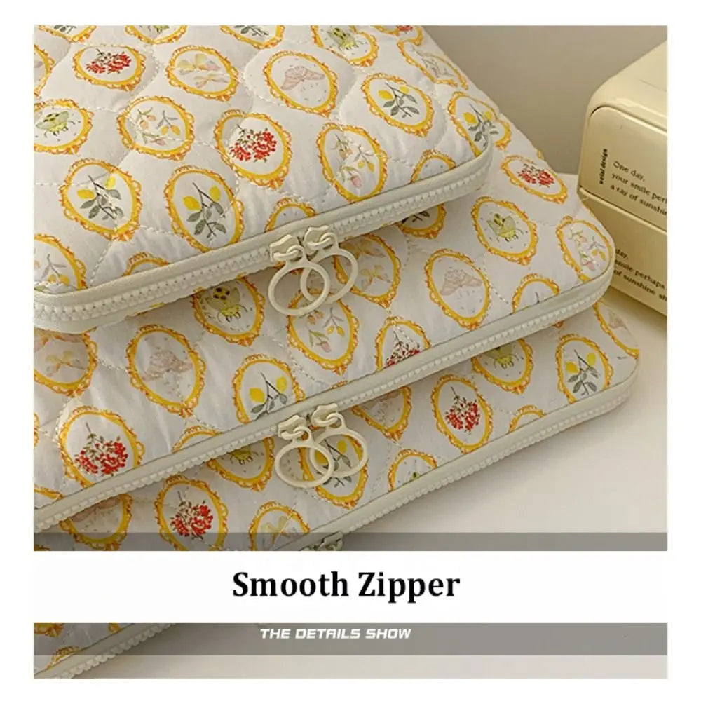 Pochette ordinateur femme matelassée imprimée, 11 à 15 pouces