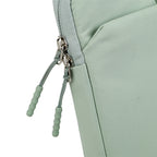 Pochette ordinateur avec poignées en nylon et poche avant