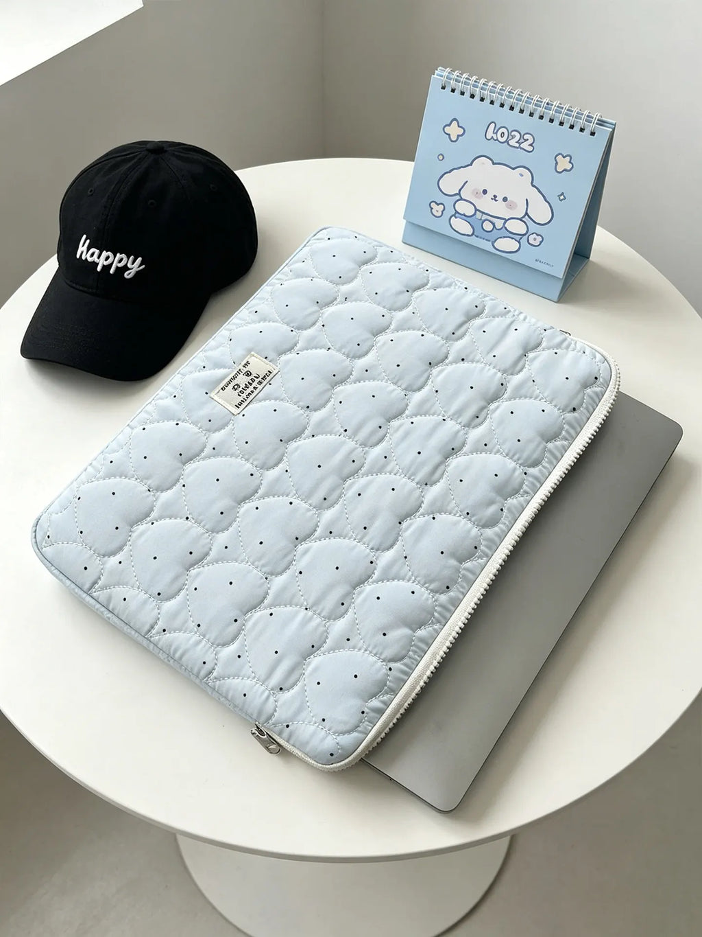 Pochette ordinateur femme matelassée à motifs, 11 à 16 pouces