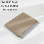 Housse ordinateur simili cuir ultra-plate, de 12 à 16 pouces