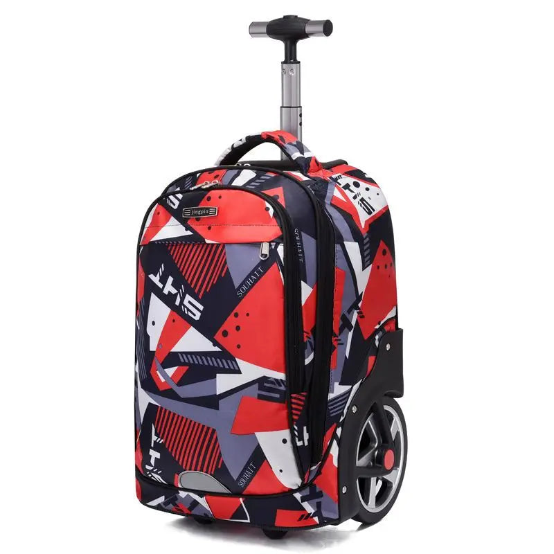 Un sac de cours à roulettes pour le lycée