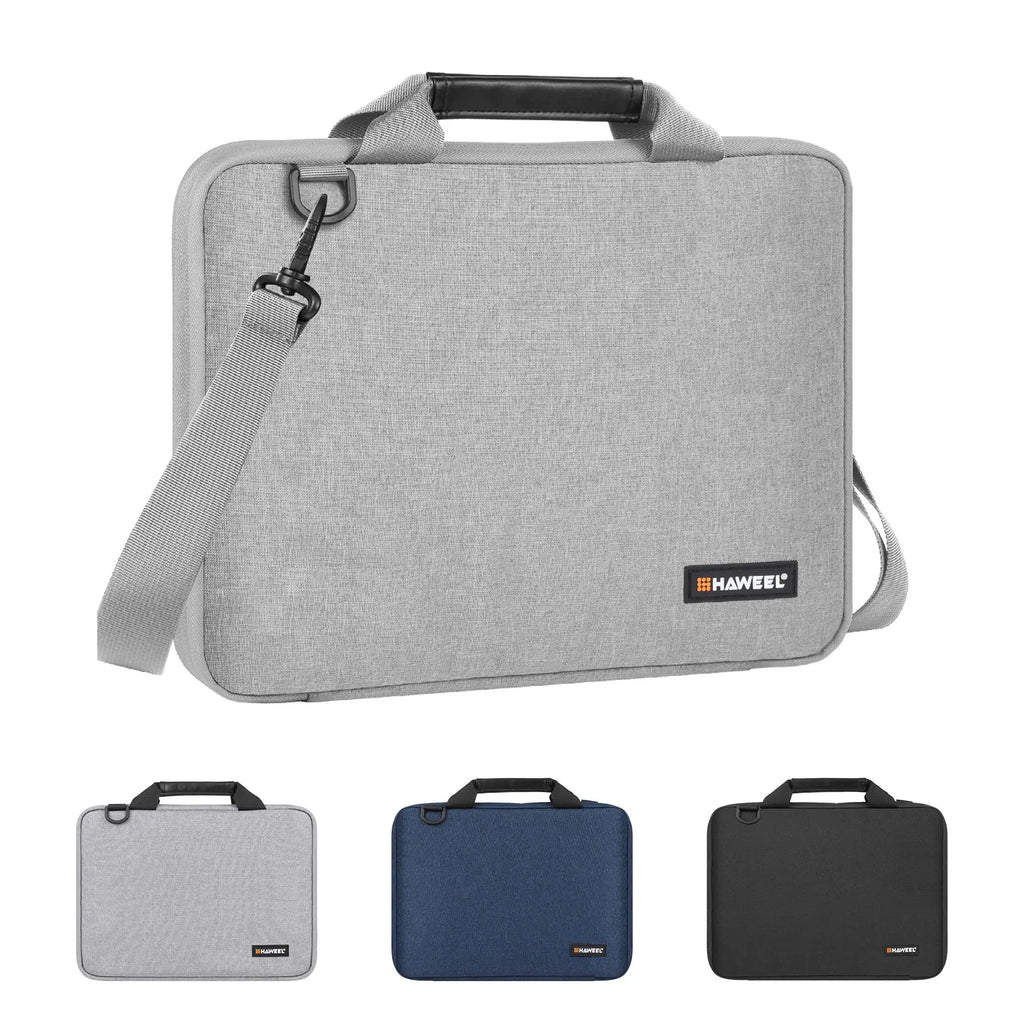 Pochette ordinateur 13 à 16 pouces à poignée, poche organiseur