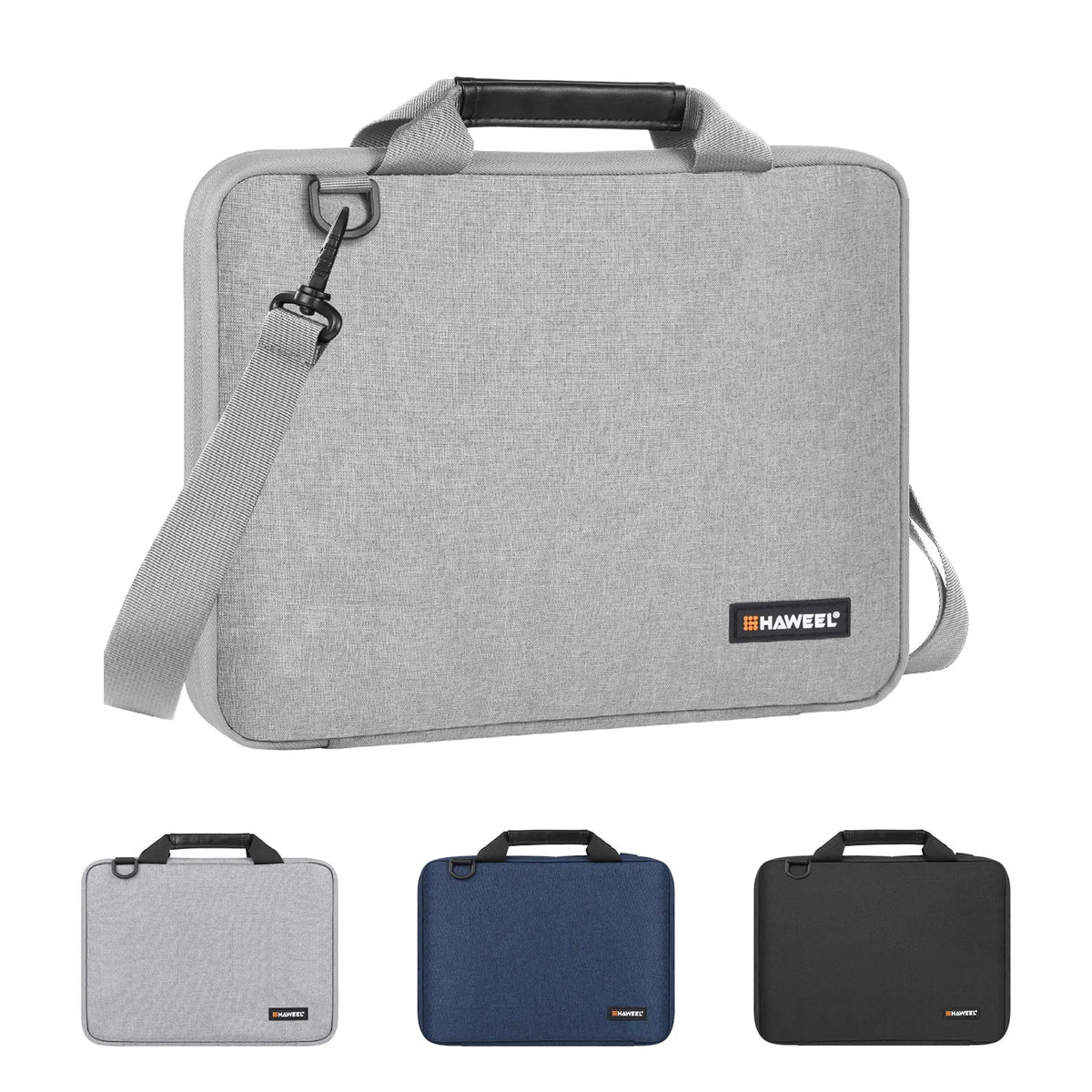 Pochette ordinateur 13 à 16 pouces à poignée, poche organiseur