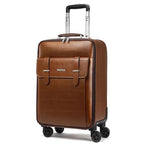 Trolley ordinateur simili cuir grain croco, 5 tailles de 40 à 60 cm