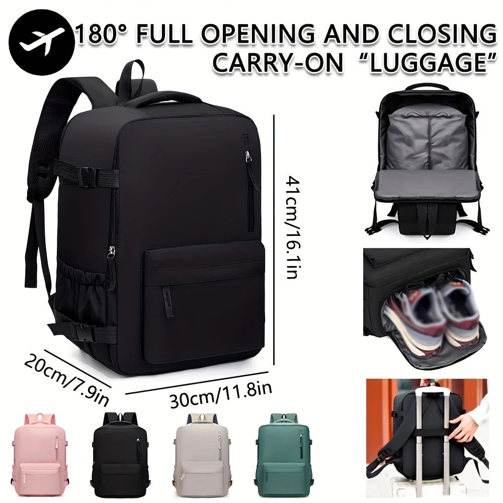 Sac à dos ordinateur 14 pouces format cabine, compartiment chaussures