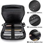 Sac à dos ordinateur étanche 15,6 pouces, tissu TPU et port USB