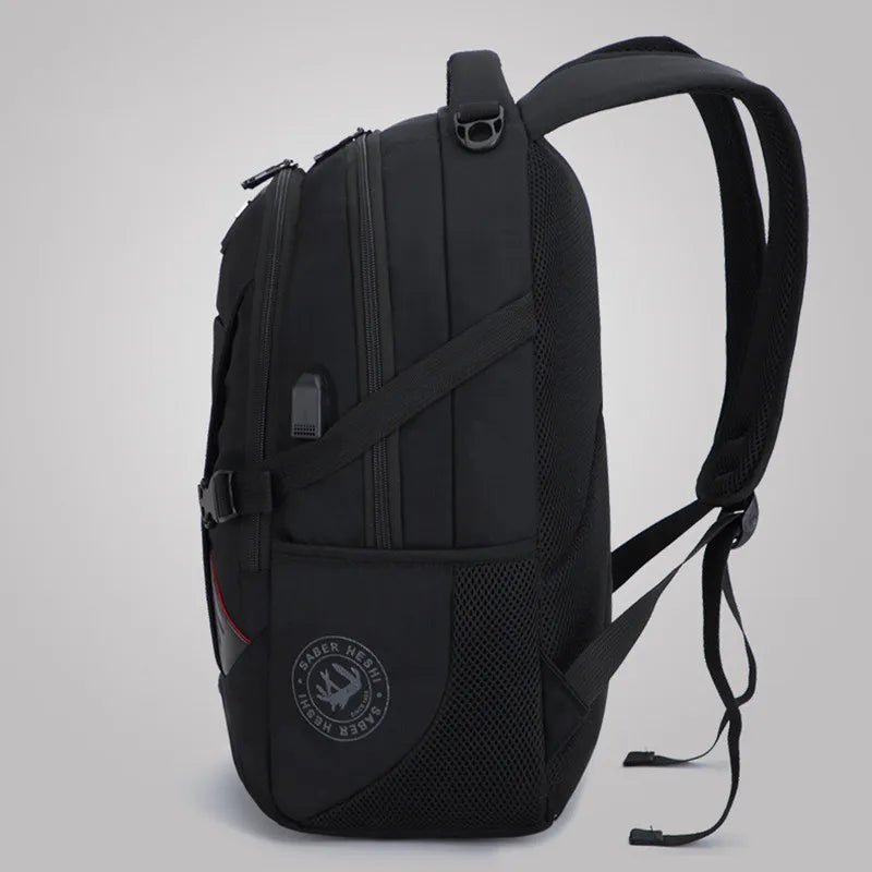 Sac à dos ordinateur 15,6 pouces avec ou sans port USB, dos aéré