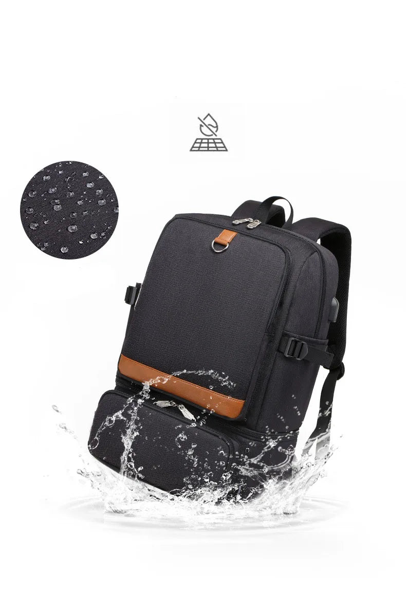 Sac à dos ordinateur avec compartiment repas isotherme et port USB