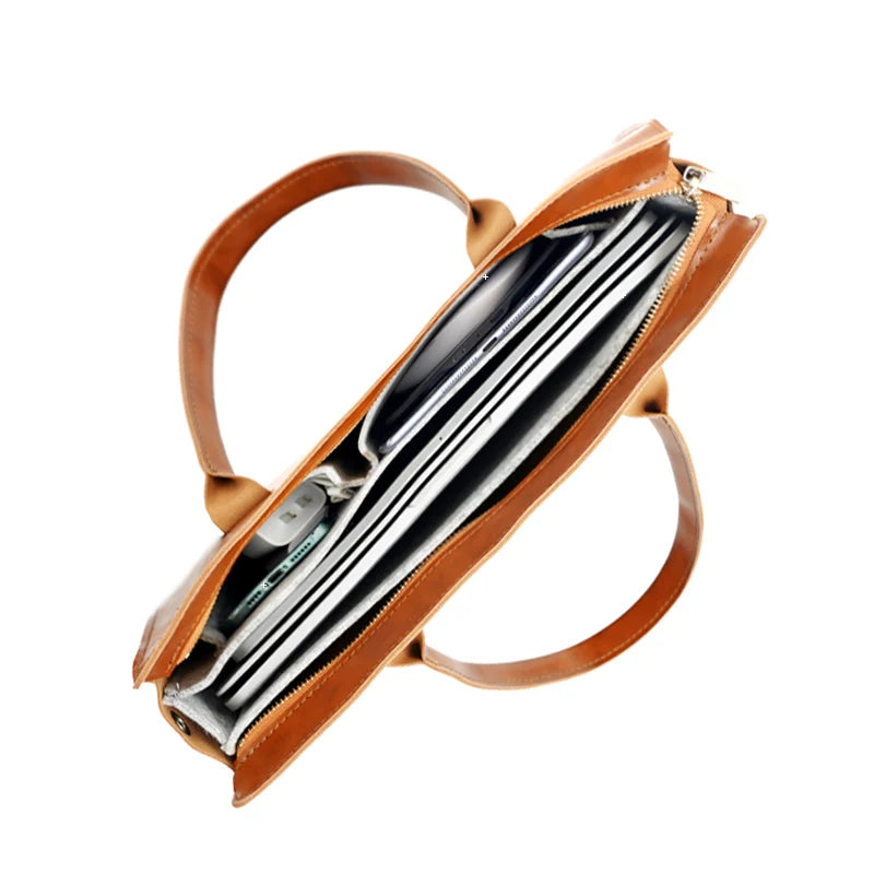 Sac à main ordinateur 13, 14 ou 15,6 pouces, bandoulière assortie