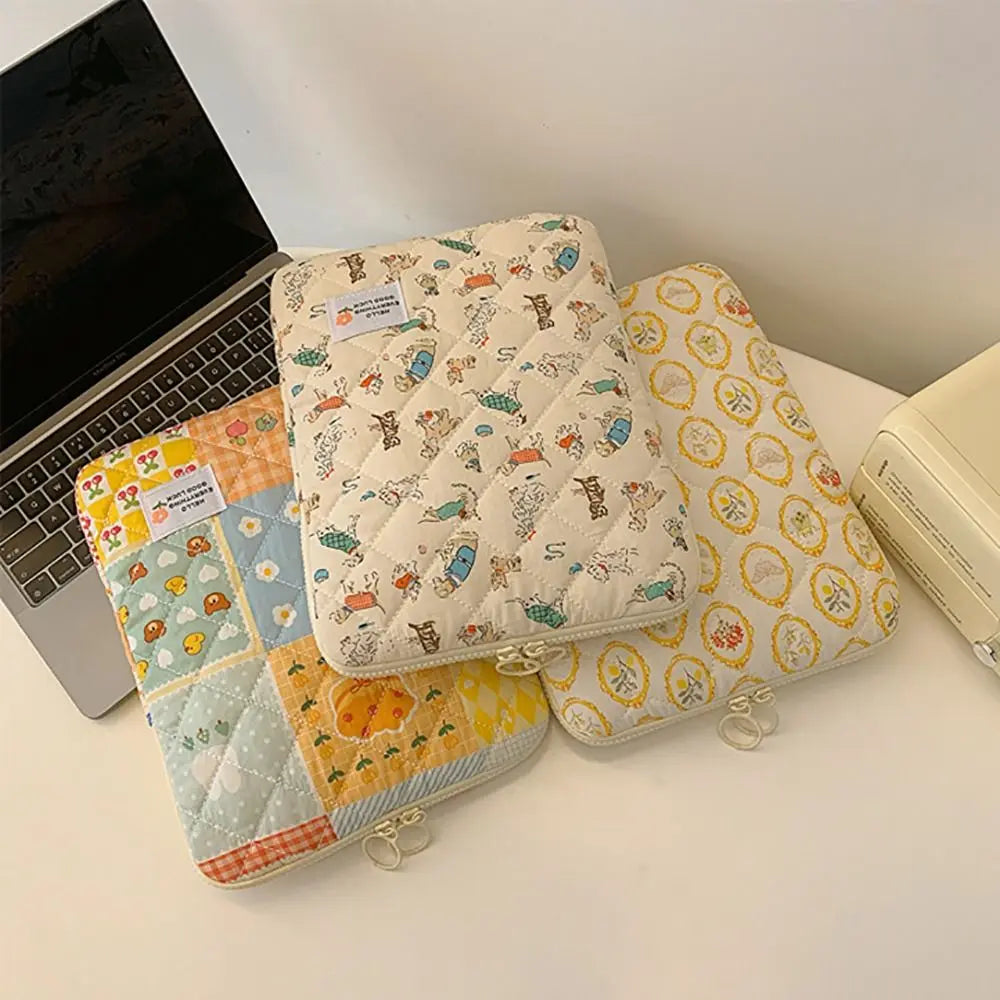 Pochette ordinateur femme matelassée imprimée, 11 à 15 pouces