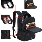 Sac à dos ordinateur 15,6 pouces avec ou sans port USB, dos aéré