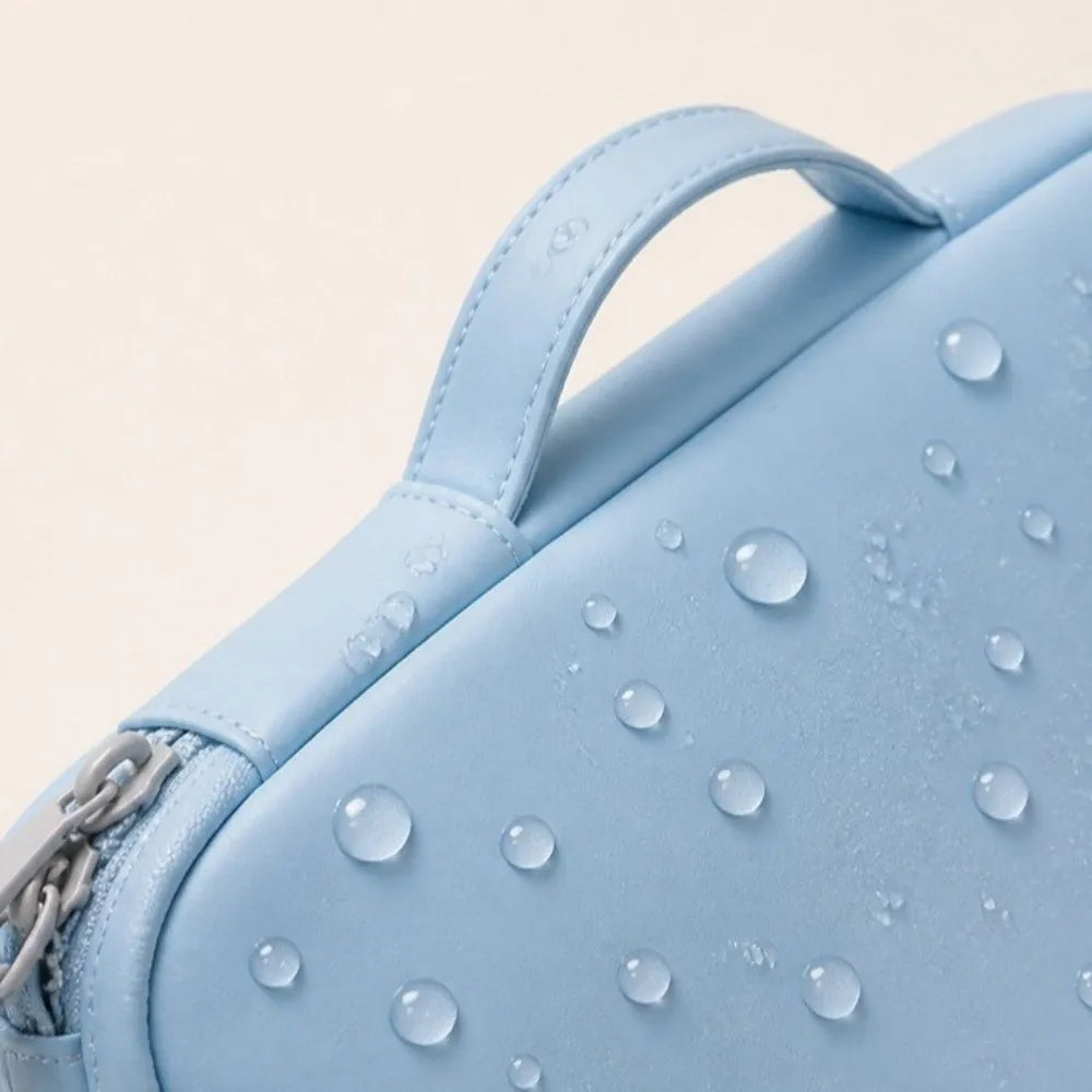 Pochette ordinateur en simili cuir à poignée, 11 à 15,6 pouces