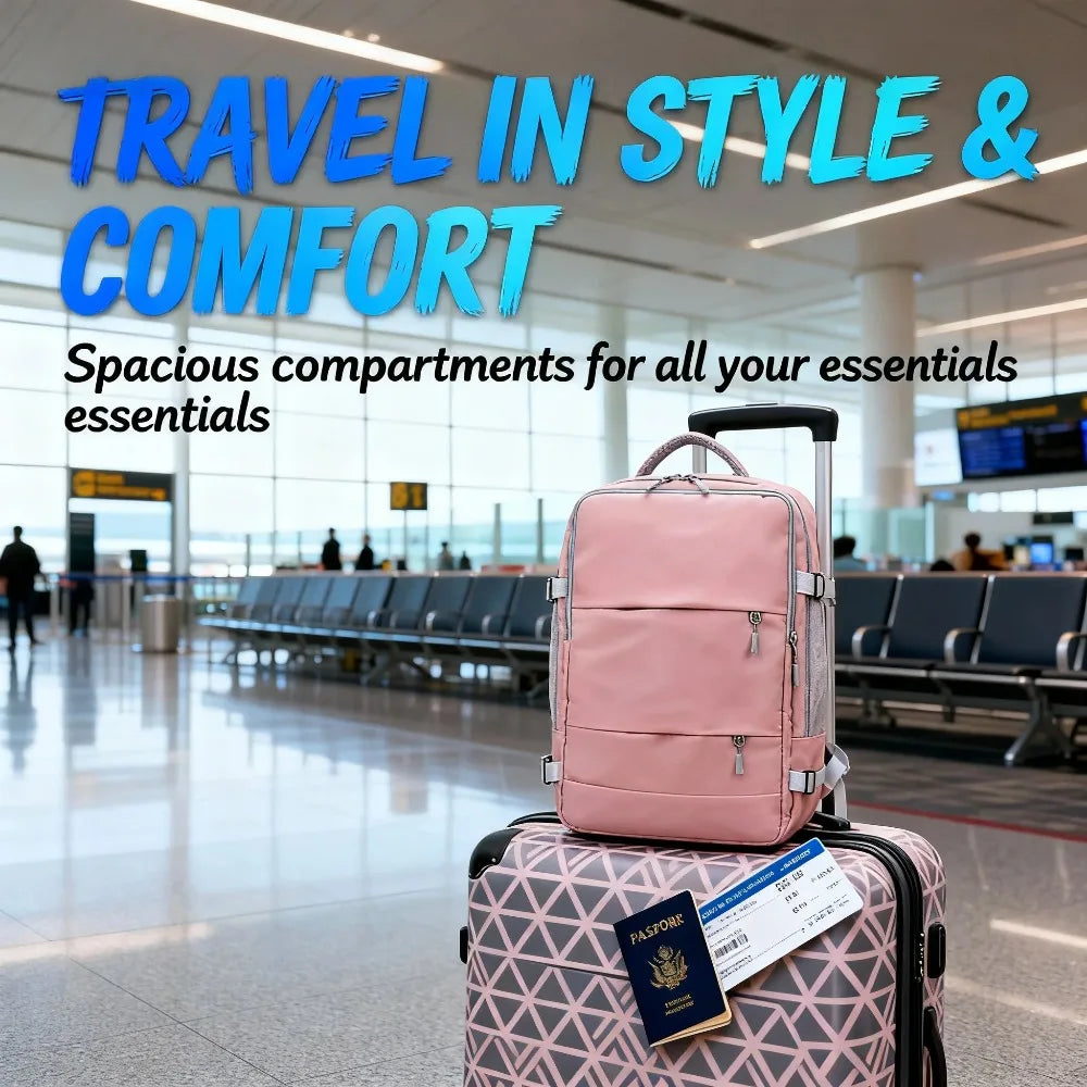 Sac à dos ordinateur 15,6 pouces avec compartiment chaussures et USB
