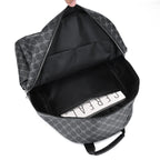 Sac à dos ordinateur 13 pouces en simili cuir à motif gris
