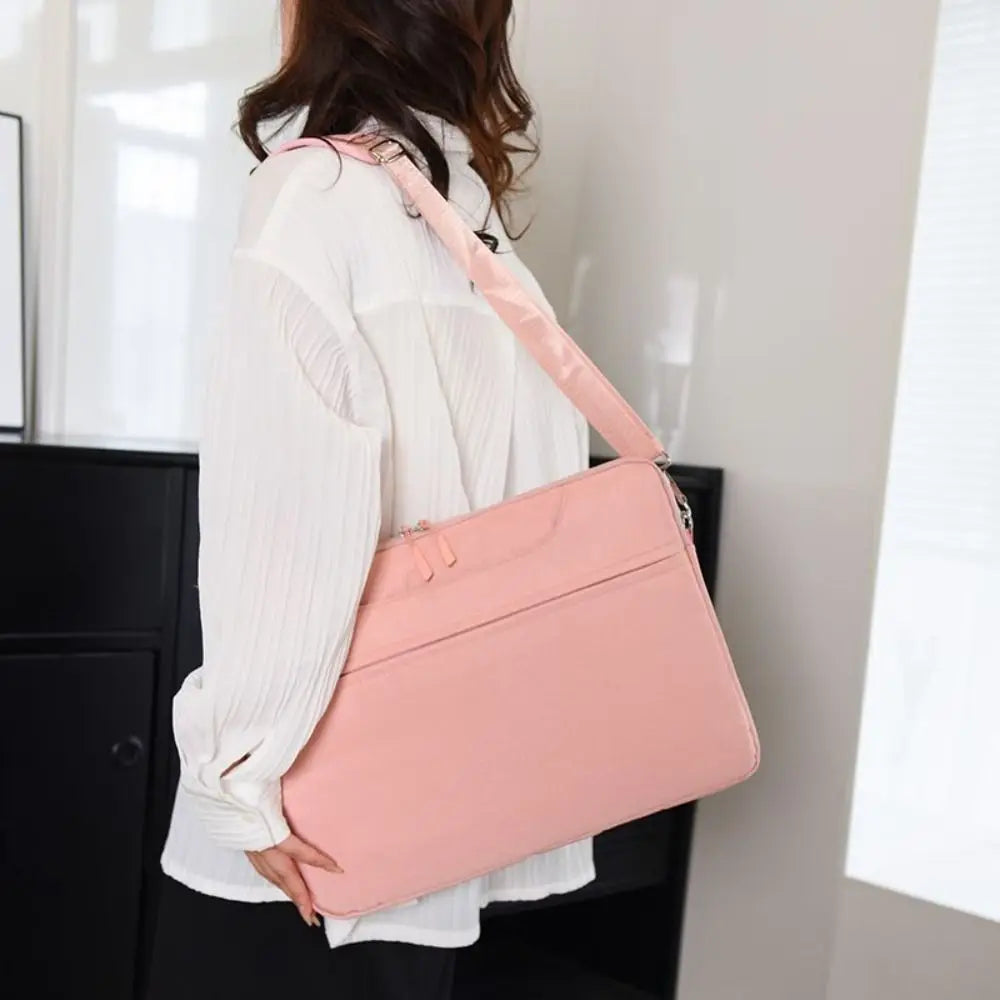 Pochette ordinateur extra-fine avec bandoulière, 13,3 à 15,6 pouces