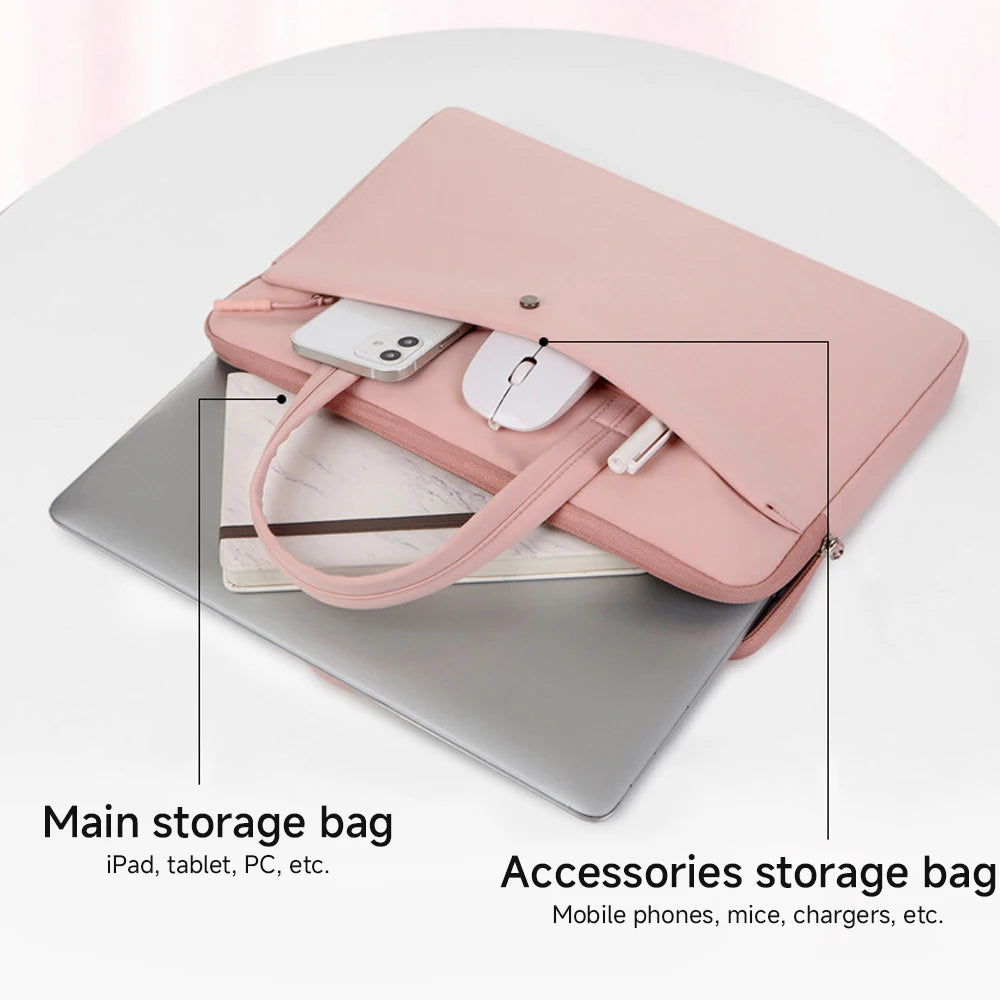 Pochette ordinateur à anses et passant trolley, 13 à 15,6 pouces