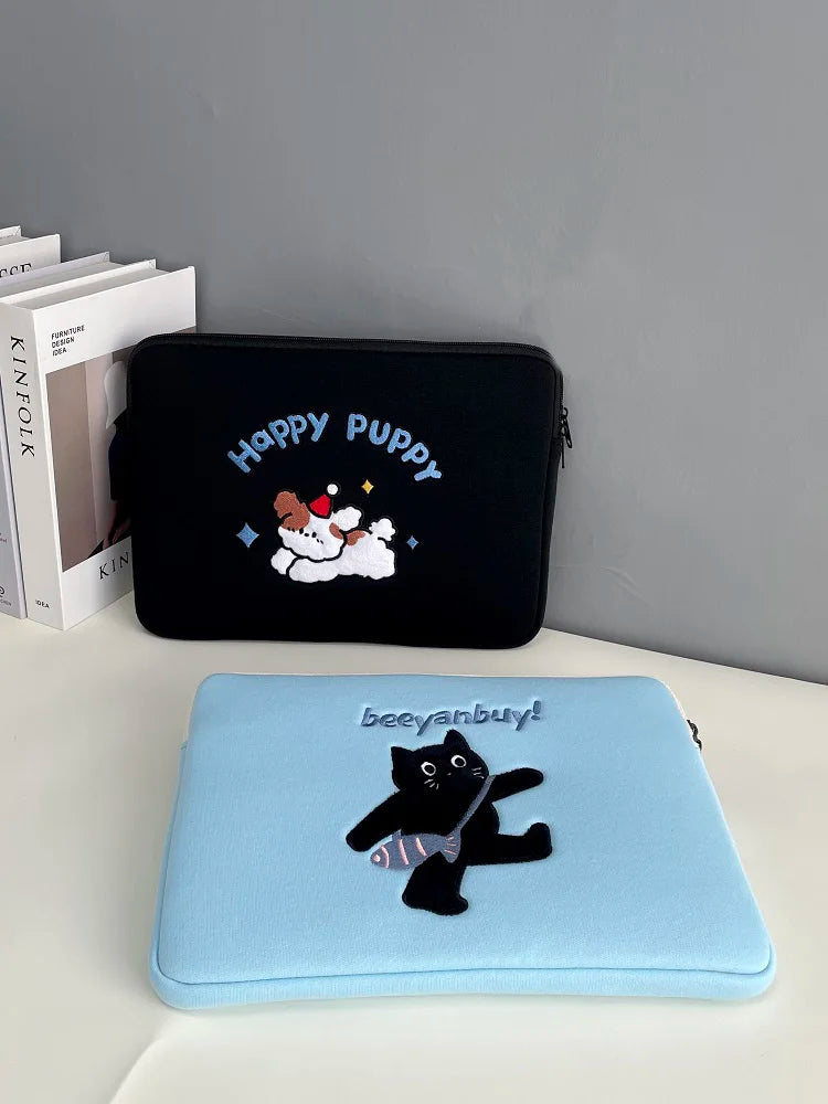 Pochette ordinateur femme illustrée, 17 motifs, 13,3 à 16 pouces