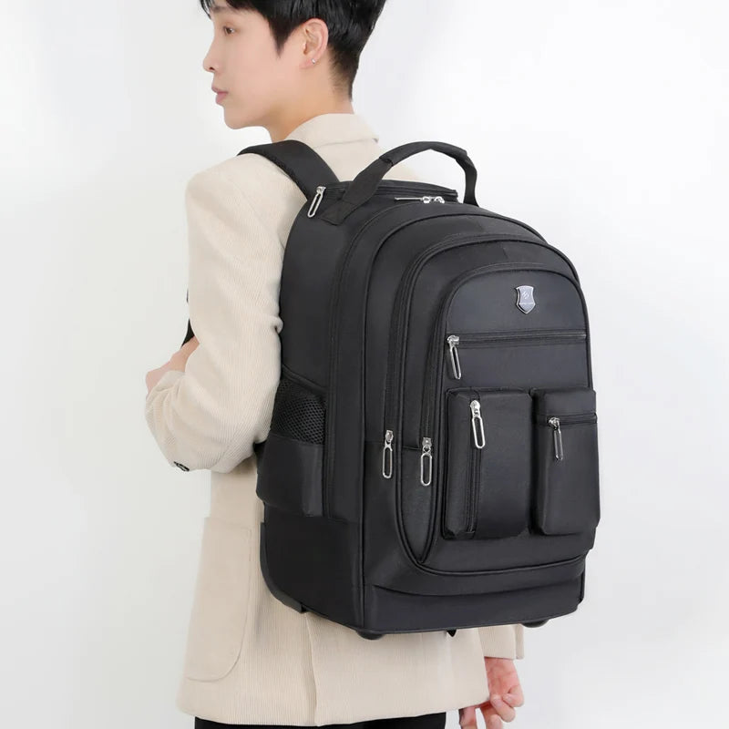 Un sac ordinateur homme pour le train et l'hôtel
