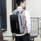 Sac à dos ordinateur homme 15,6 pouces en nylon avec port USB