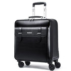 Trolley ordinateur simili cuir grain croco, 5 tailles de 40 à 60 cm