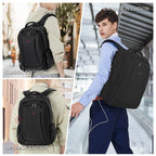 Sac à dos ordinateur 15,6 ou 17 pouces en nylon, USB au choix