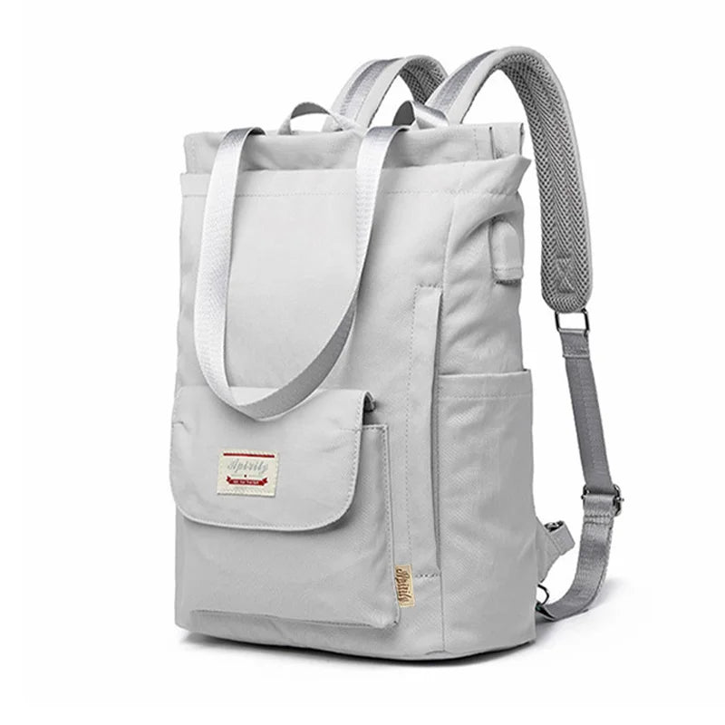 Sac à dos ordinateur femme 14 pouces convertible en cabas, port USB