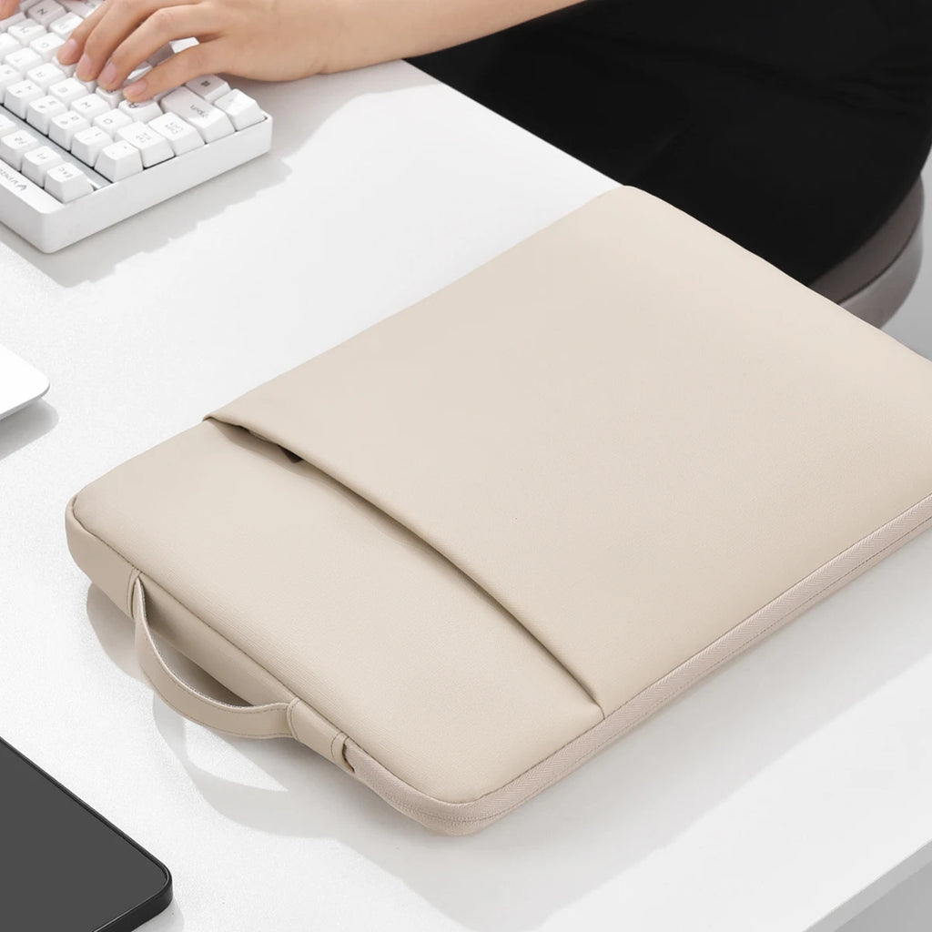 Pochette ordinateur à poche avant en nylon, poignée, 13 à 15 pouces
