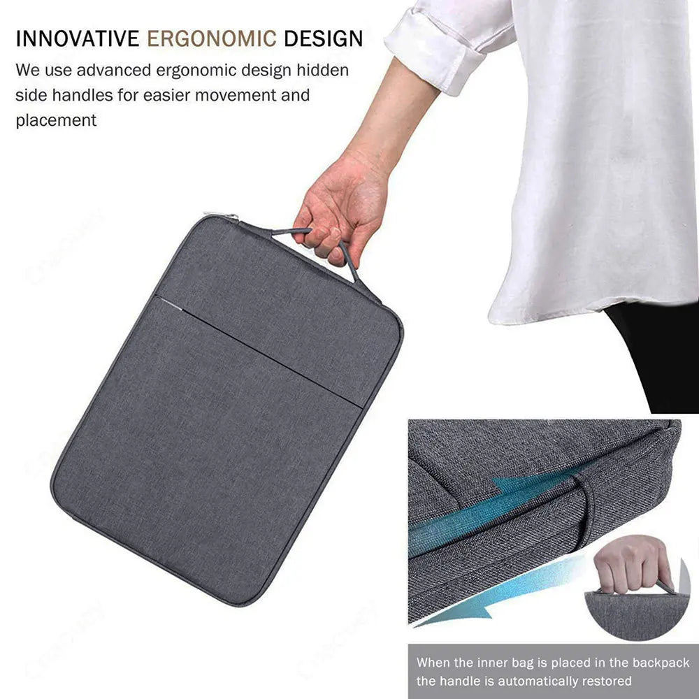 Pochette ordinateur à poignée escamotable, 11,6 à 16 pouces