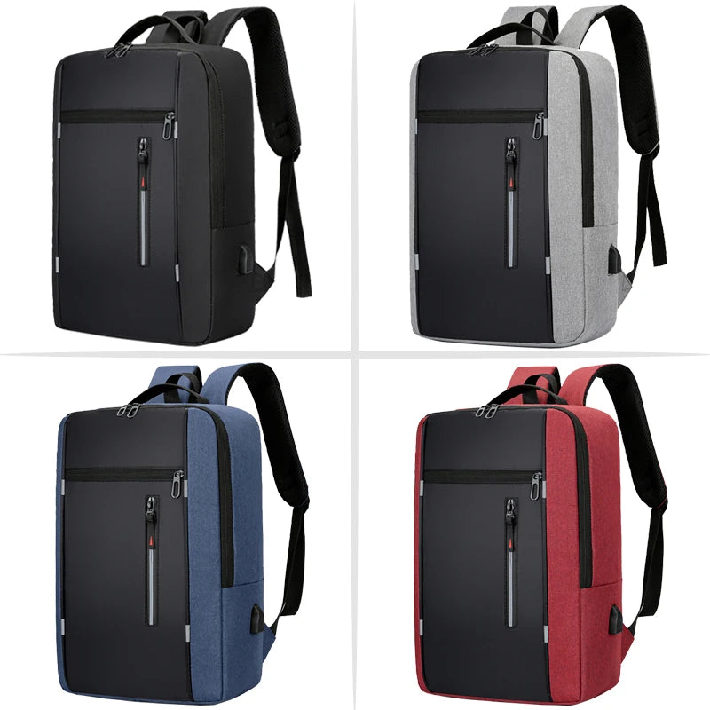 Sac à dos ordinateur homme 15,6 pouces en nylon avec port USB