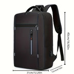 Sac à dos ordinateur USB 15,6 pouces, profil fin de 12 cm