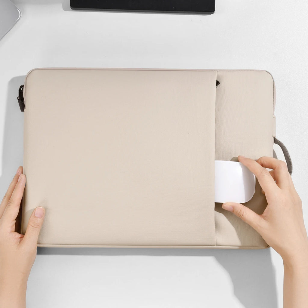 Pochette ordinateur à poche avant en nylon, poignée, 13 à 15 pouces