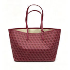 Sac ordinateur femme cabas imprimé géométrique et sa pochette