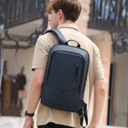 Sac à dos ordinateur extra-plat 9 cm, 14 ou 17 pouces, port USB