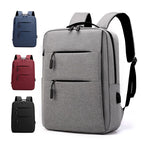 Sac à dos ordinateur 15,6 pouces avec port USB, quatre coloris