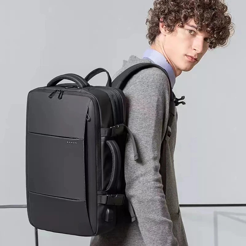 Sac à dos ordinateur homme 17,3 pouces extensible, port USB