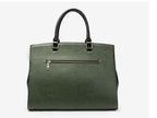 Sac ordinateur femme 14 pouces, bicolore vert et bordeaux