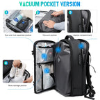 Sac à dos ordinateur 16 pouces antivol à compression sous vide