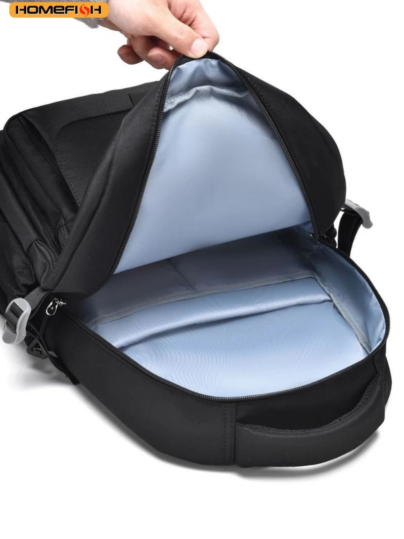 Sac à dos ordinateur 15 pouces en toile oxford, poche dorsale