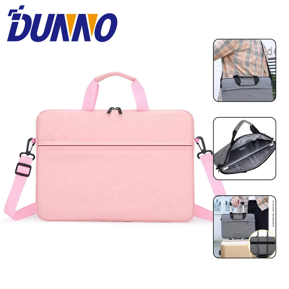 Pochette ordinateur rembourrée 13,3 à 15,6 pouces, passant trolley