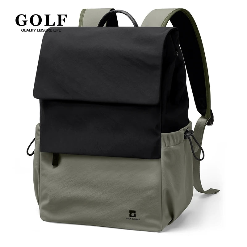 Sac à dos ordinateur 15,6 pouces à rabat, nylon déperlant extensible