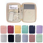 Pochette ordinateur déperlante unie ou vichy, 11 à 14 pouces