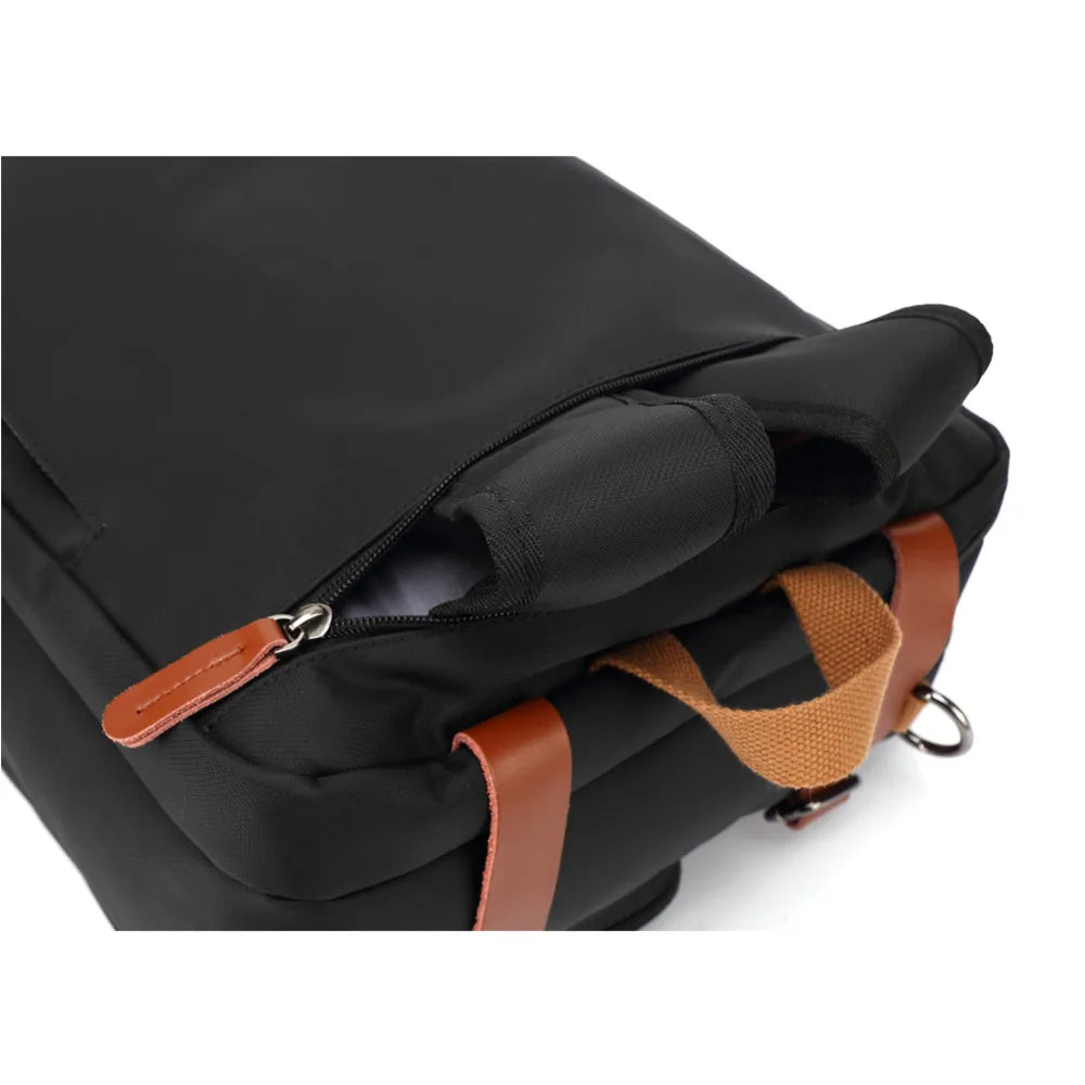 Sacoche ordinateur 15 ou 17 pouces en nylon, main, épaule ou dos